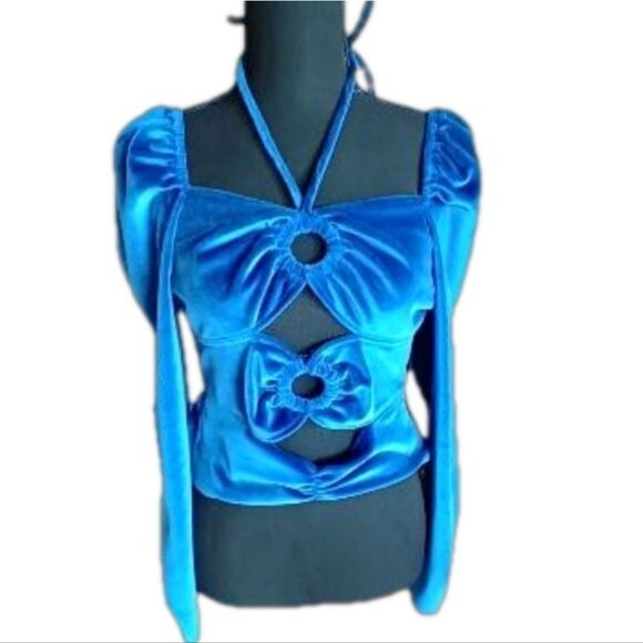 Torn by Ronny Kobo Petra Lomg Sleeve Cut Our NwoT - Picture 2 of 5